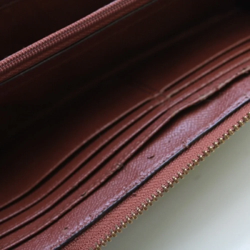 Coach accordion zip wallet